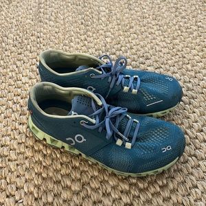 on cloud tennis shoes